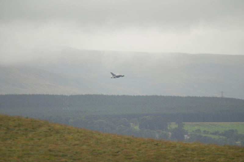 2Sqn GR4 Get's in under the very low cloud cover to deliver it's bomb